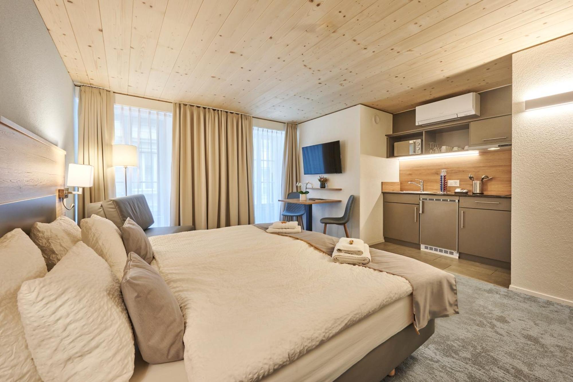 Aparthotel Krone - Self Check-In Unterseen Luaran gambar