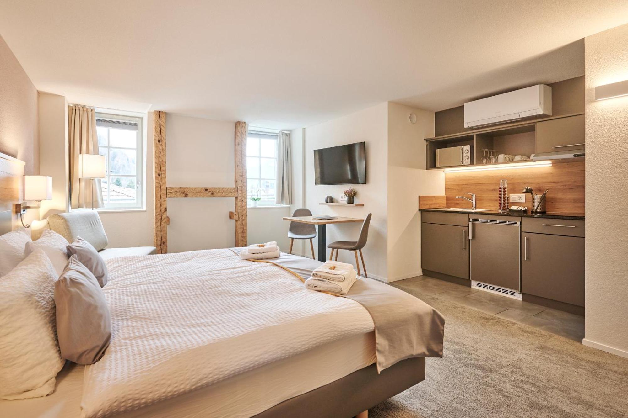 Aparthotel Krone - Self Check-In Unterseen Luaran gambar
