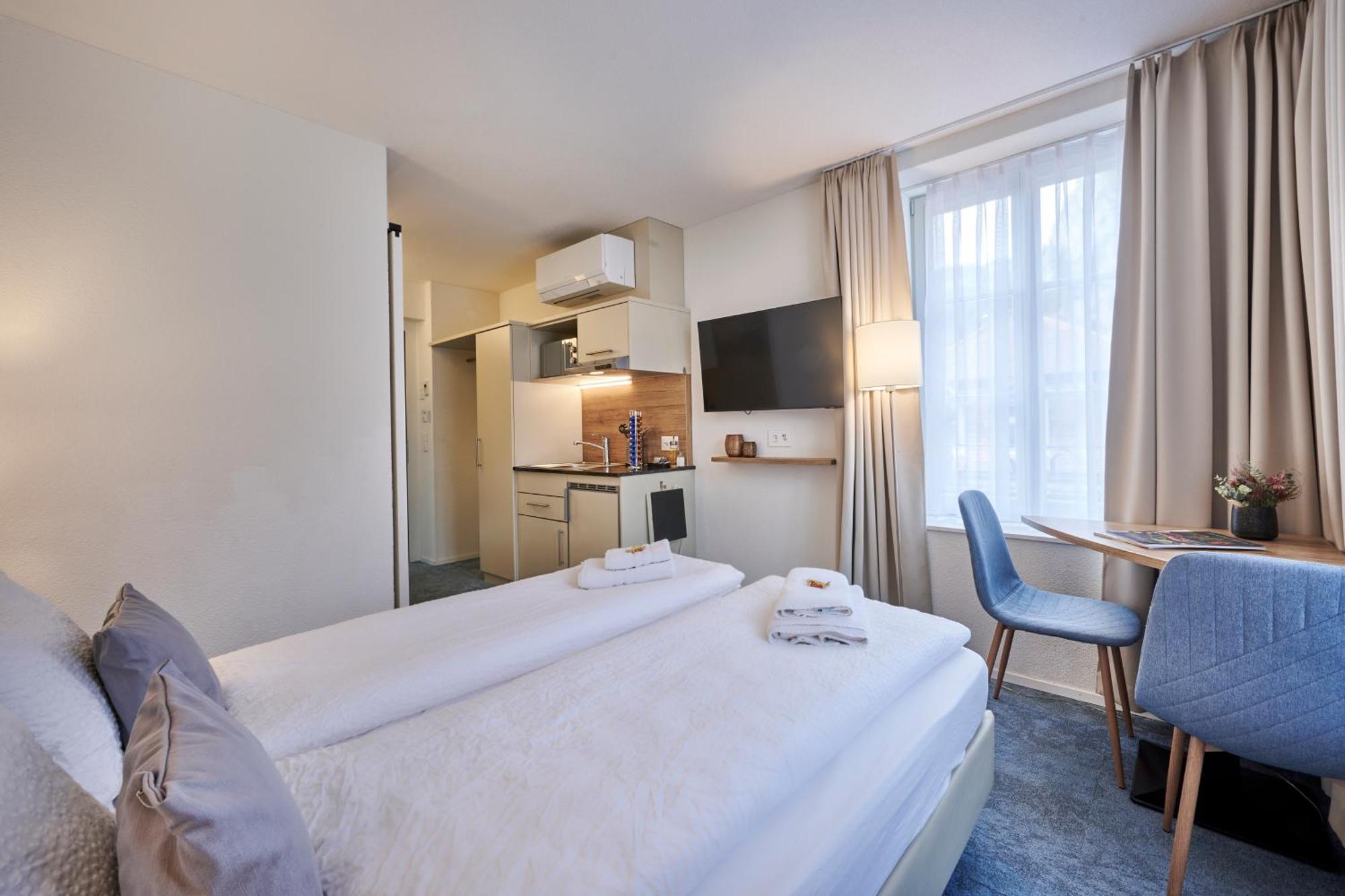Aparthotel Krone - Self Check-In Unterseen Luaran gambar