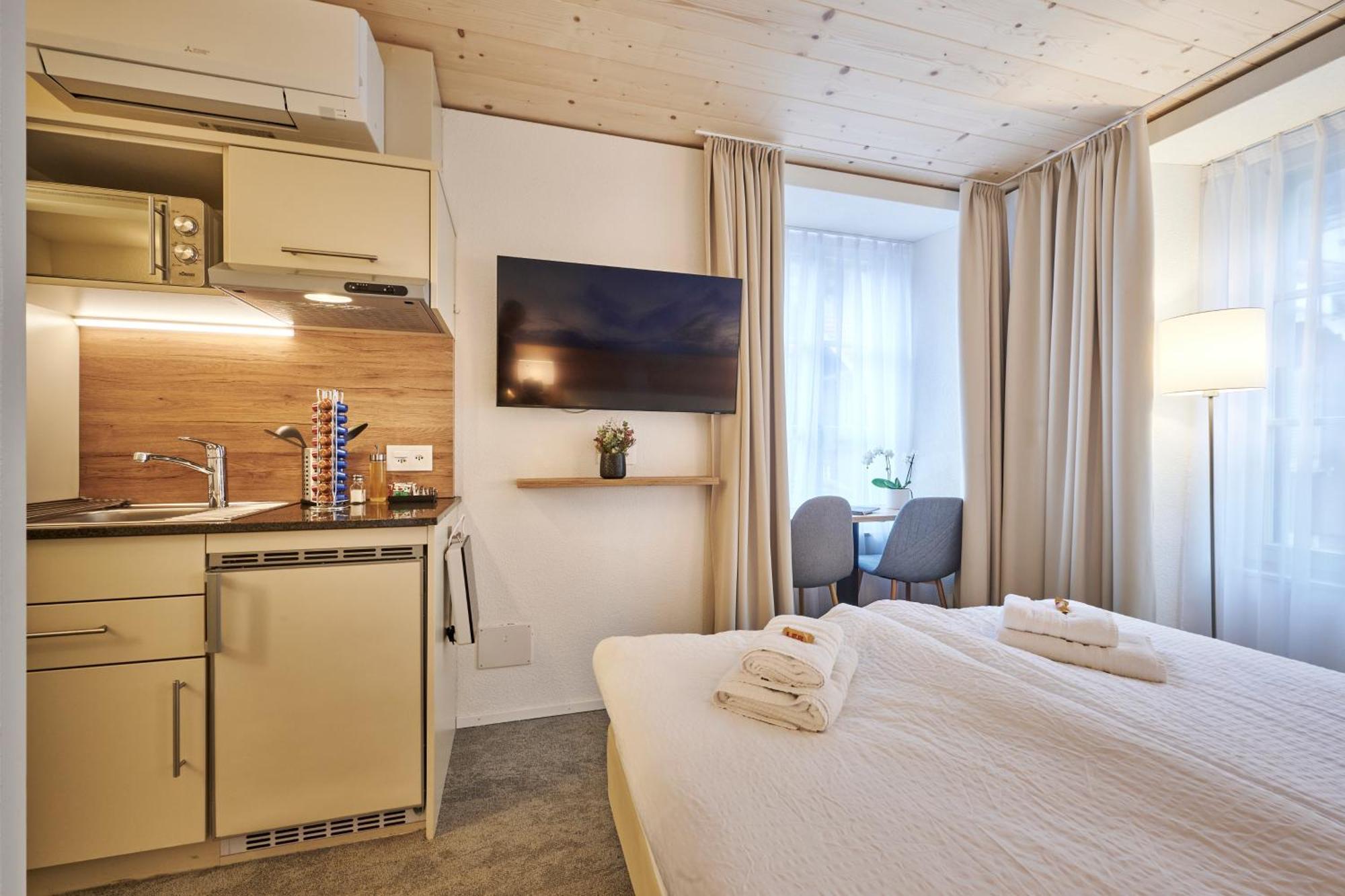 Aparthotel Krone - Self Check-In Unterseen Luaran gambar